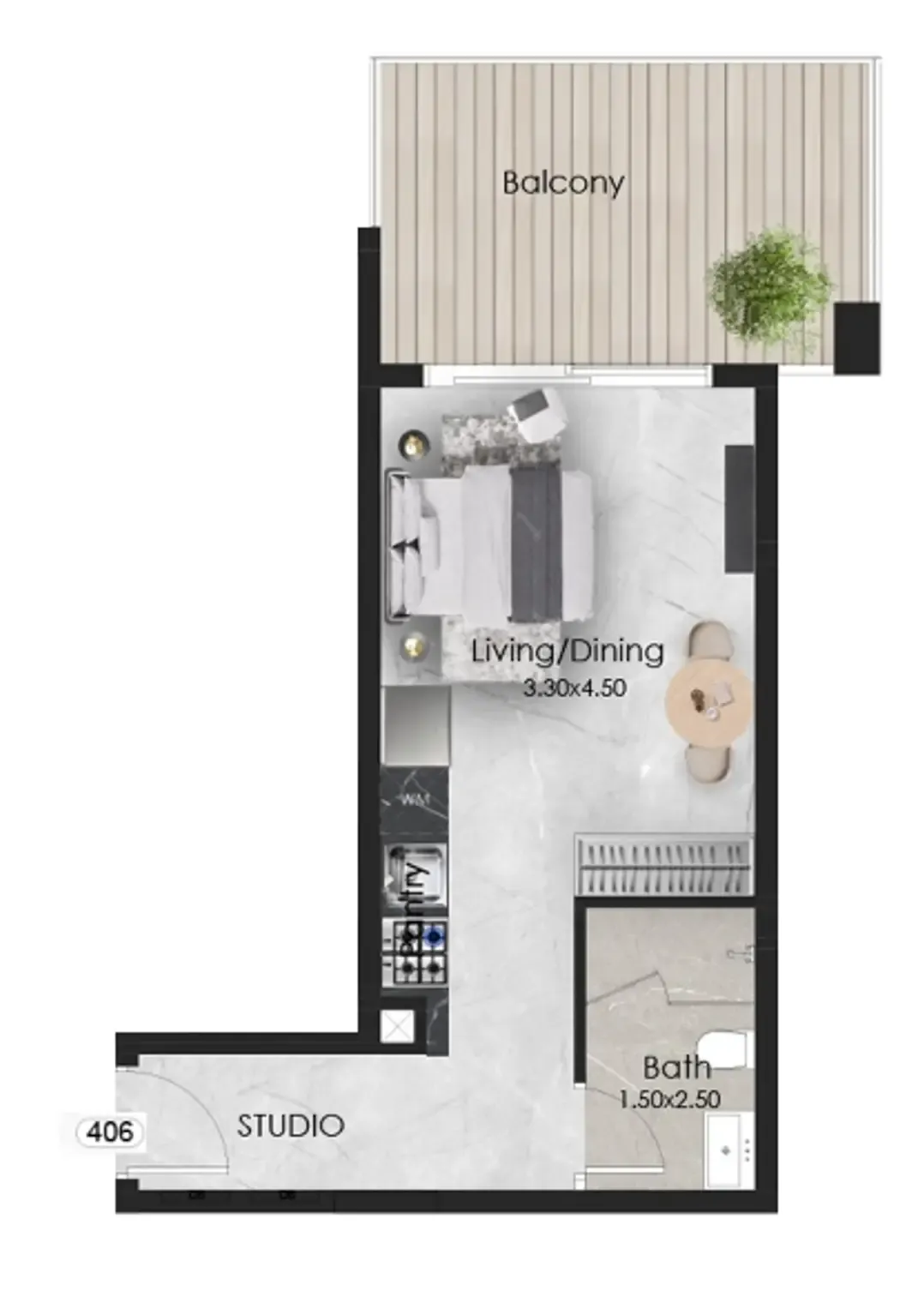 OKSA Developer Aristo floor plan