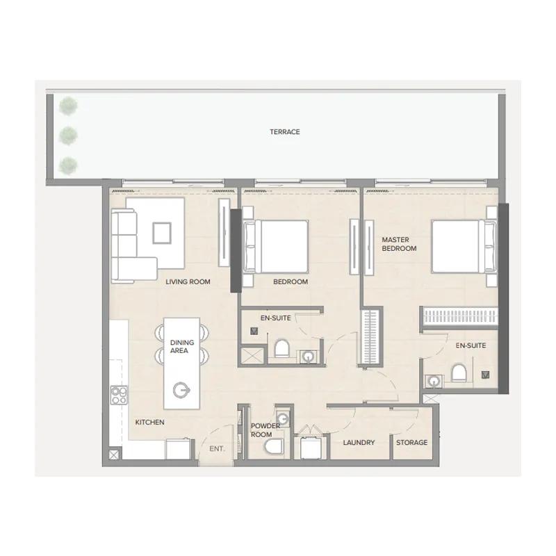 Manodev Real Estate Development LLC Arka Enclave Residences by Atmosphere Living floor plan