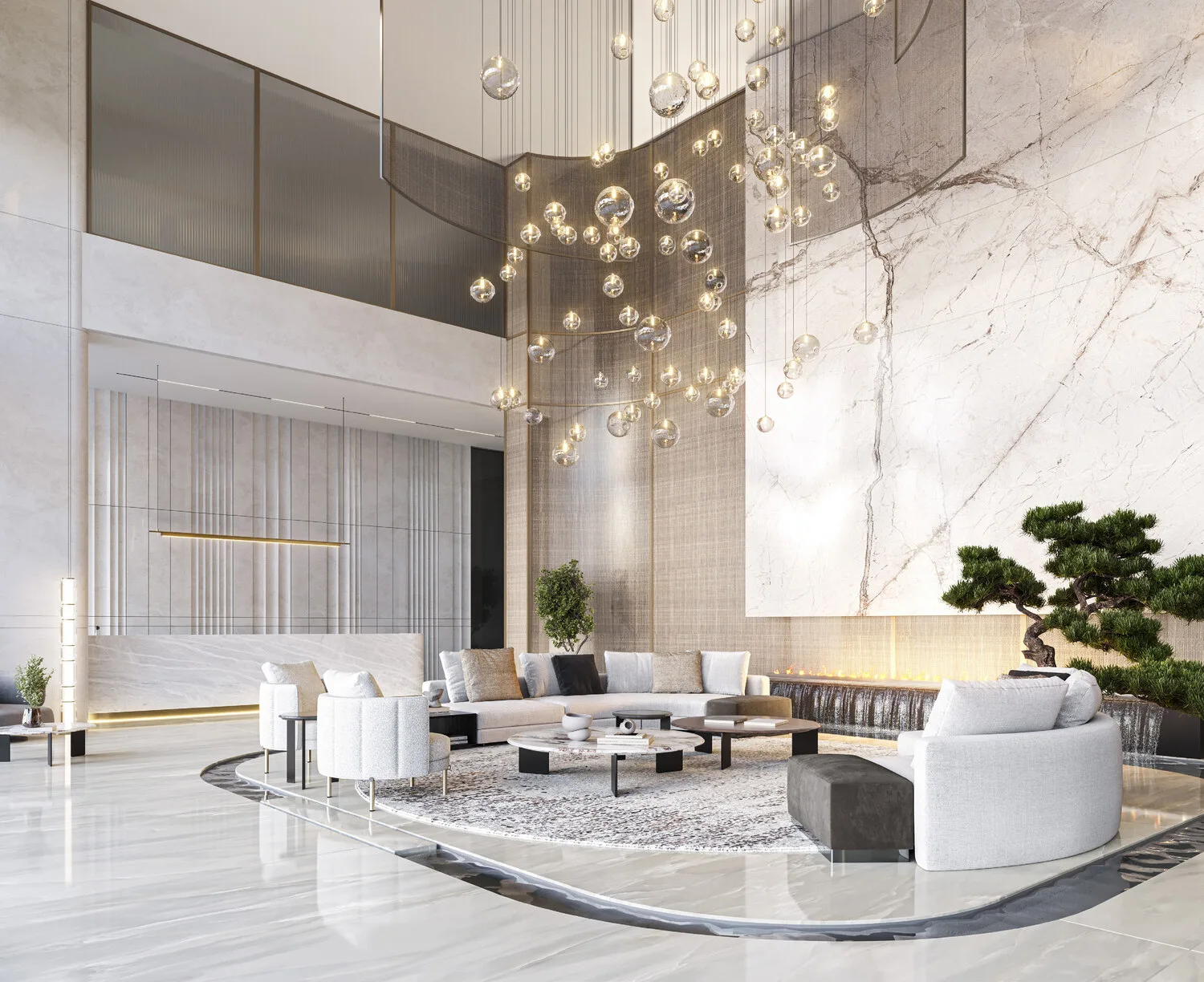 Manodev Real Estate Development LLC Arka Enclave Residences by Atmosphere Living Lobby