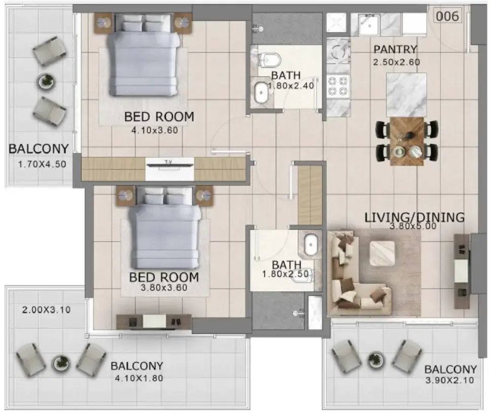 Majid Developments Arlington Park 2 floor plan