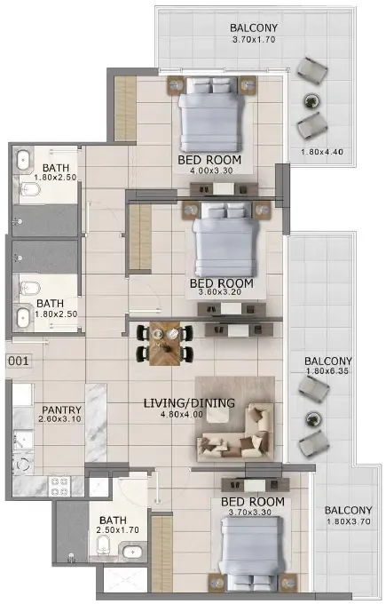 Majid Developments Arlington Park 2 floor plan