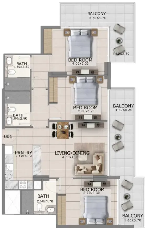 Majid Developments Arlington Park 2 floor plan