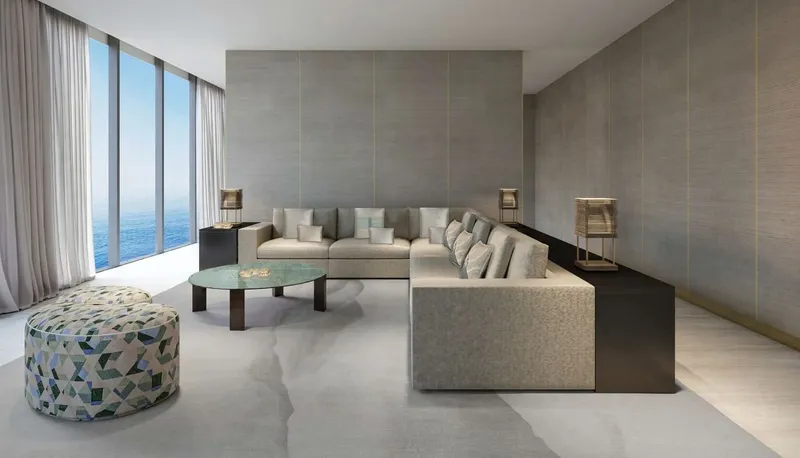 Interior at Armani Beach Residence in Palm Jumeirah Dubai