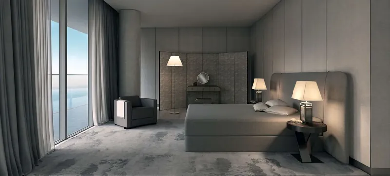 Interior at Armani Beach Residence in Palm Jumeirah Dubai
