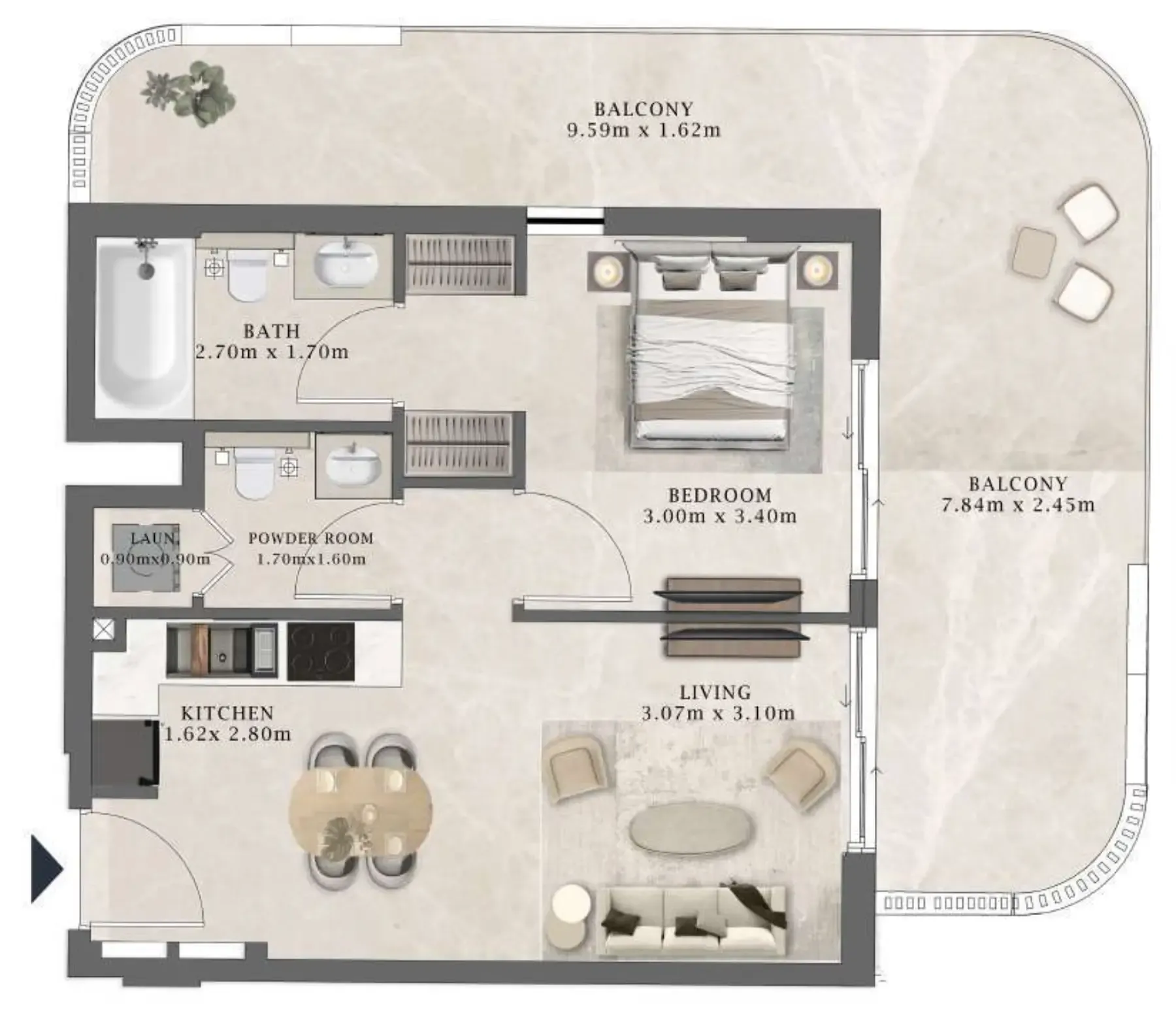 Cledor Arthouse Residences by Cledor floor plan