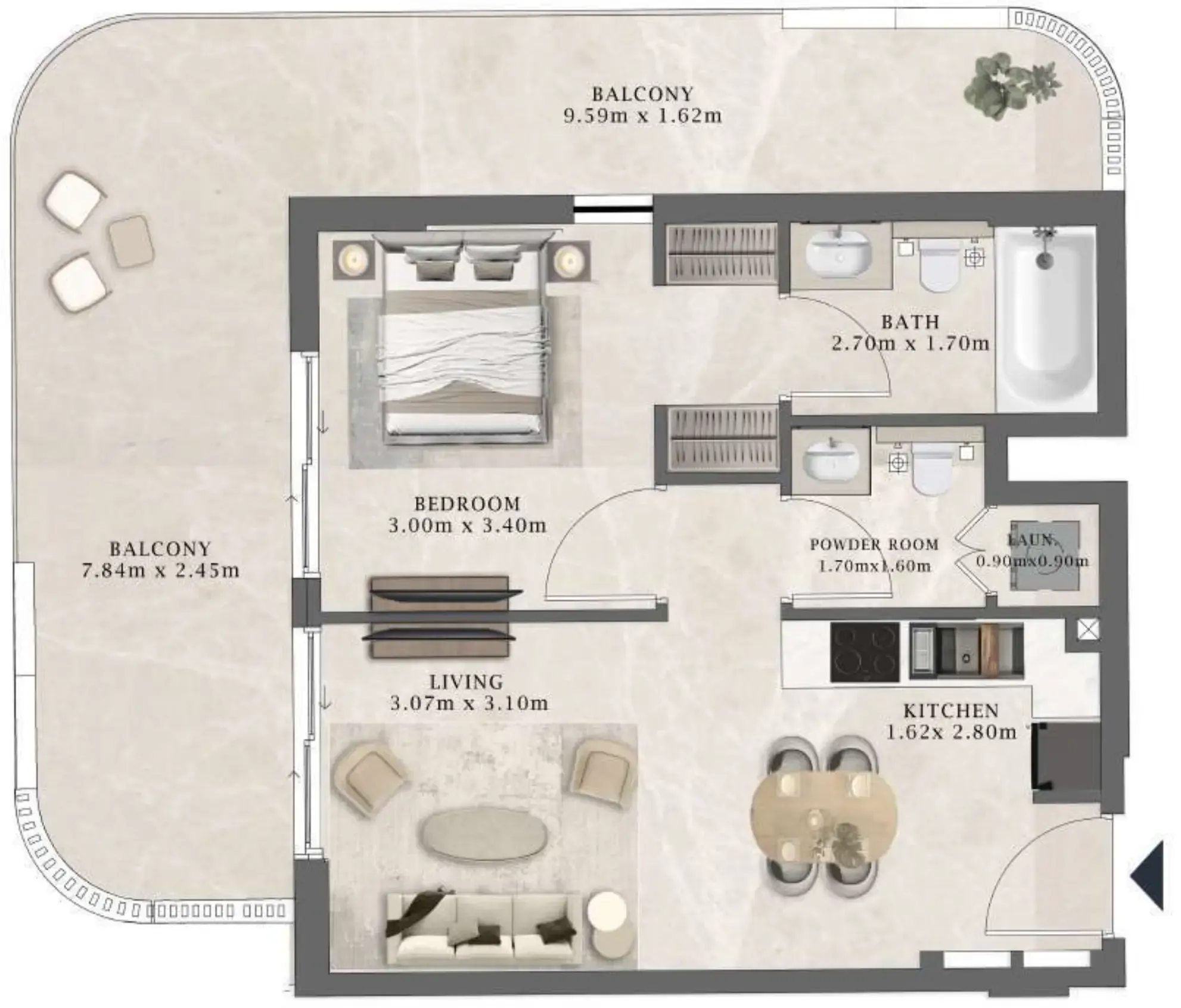 Cledor Arthouse Residences by Cledor floor plan
