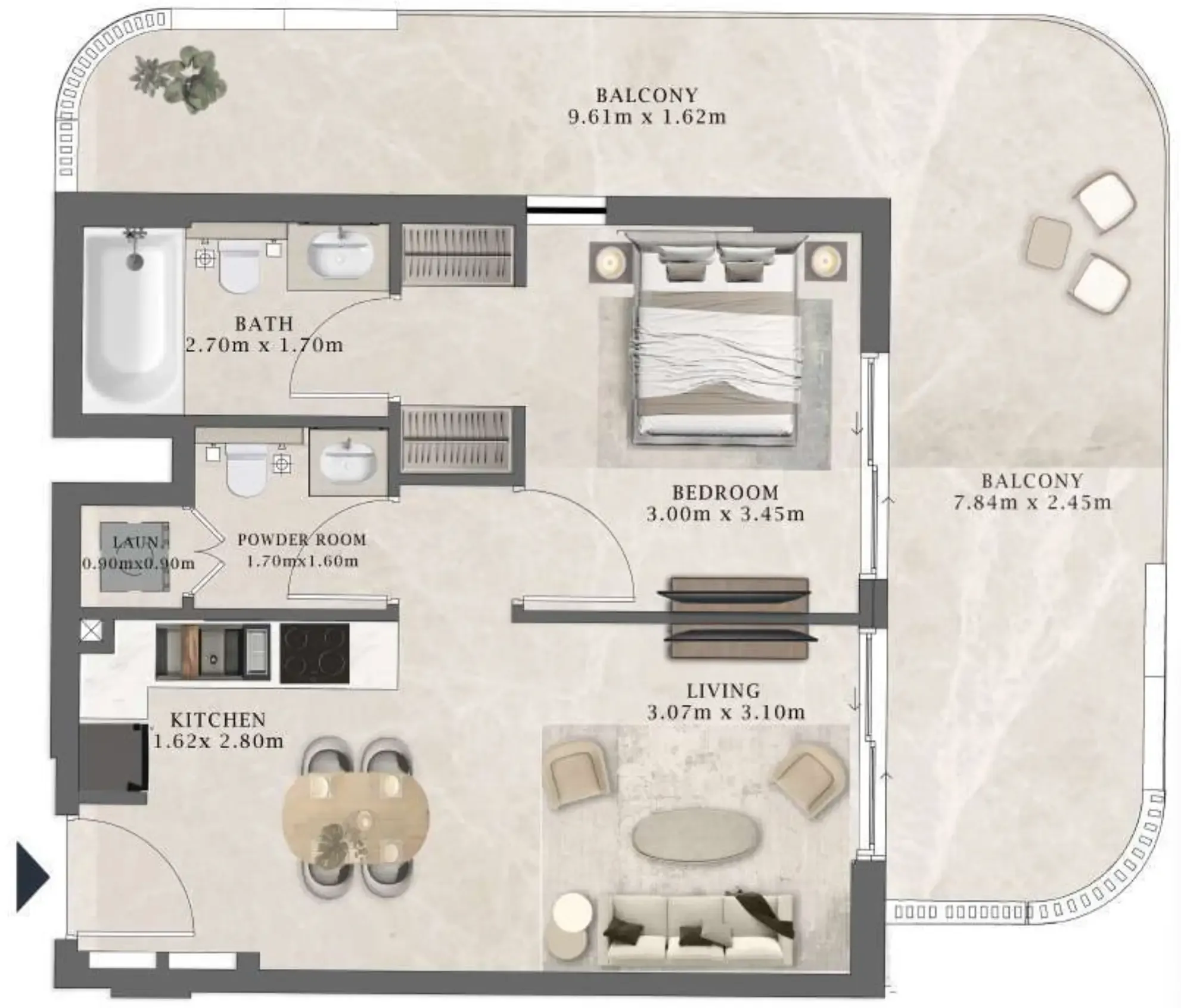 Cledor Arthouse Residences by Cledor floor plan