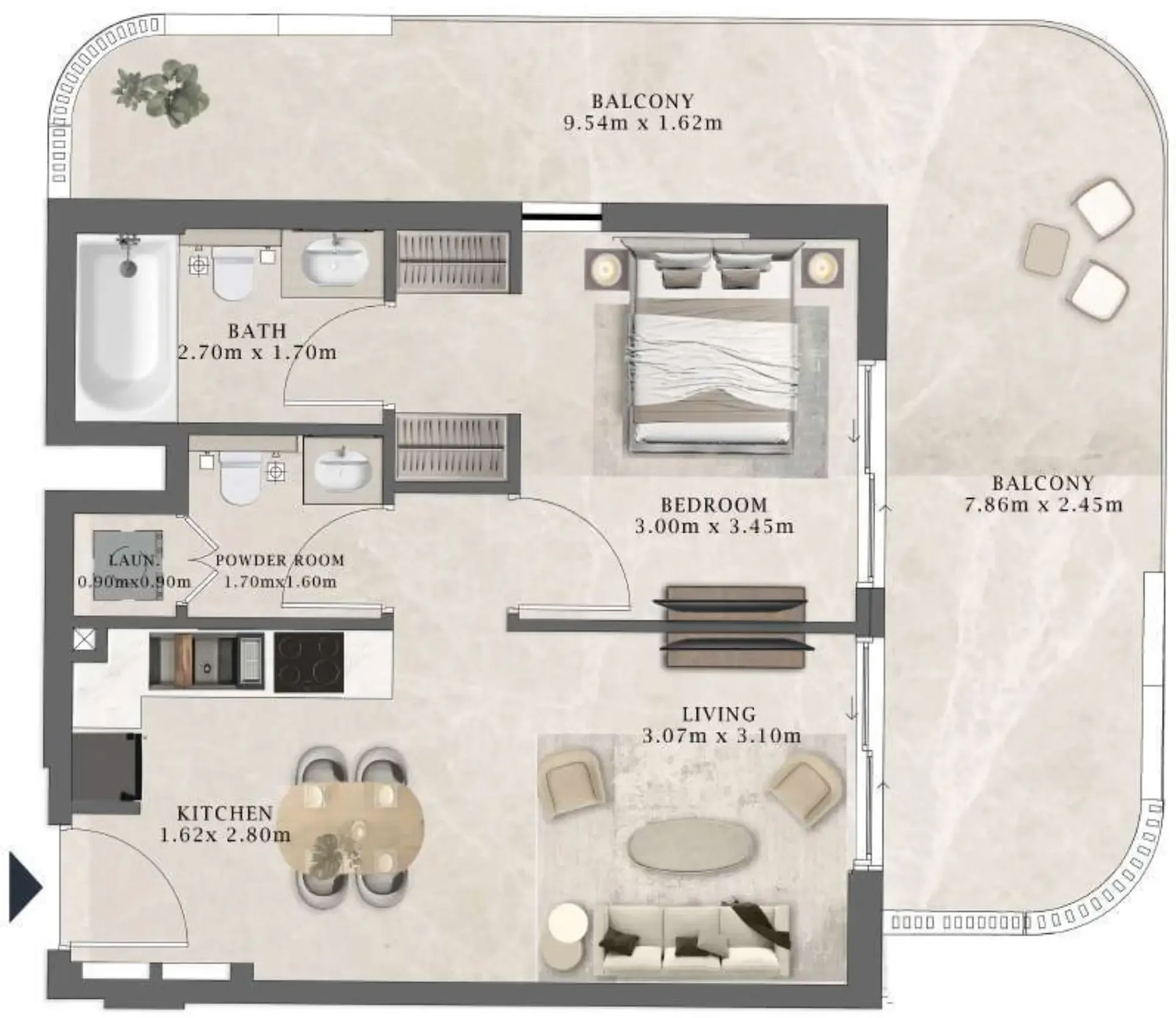 Cledor Arthouse Residences by Cledor floor plan