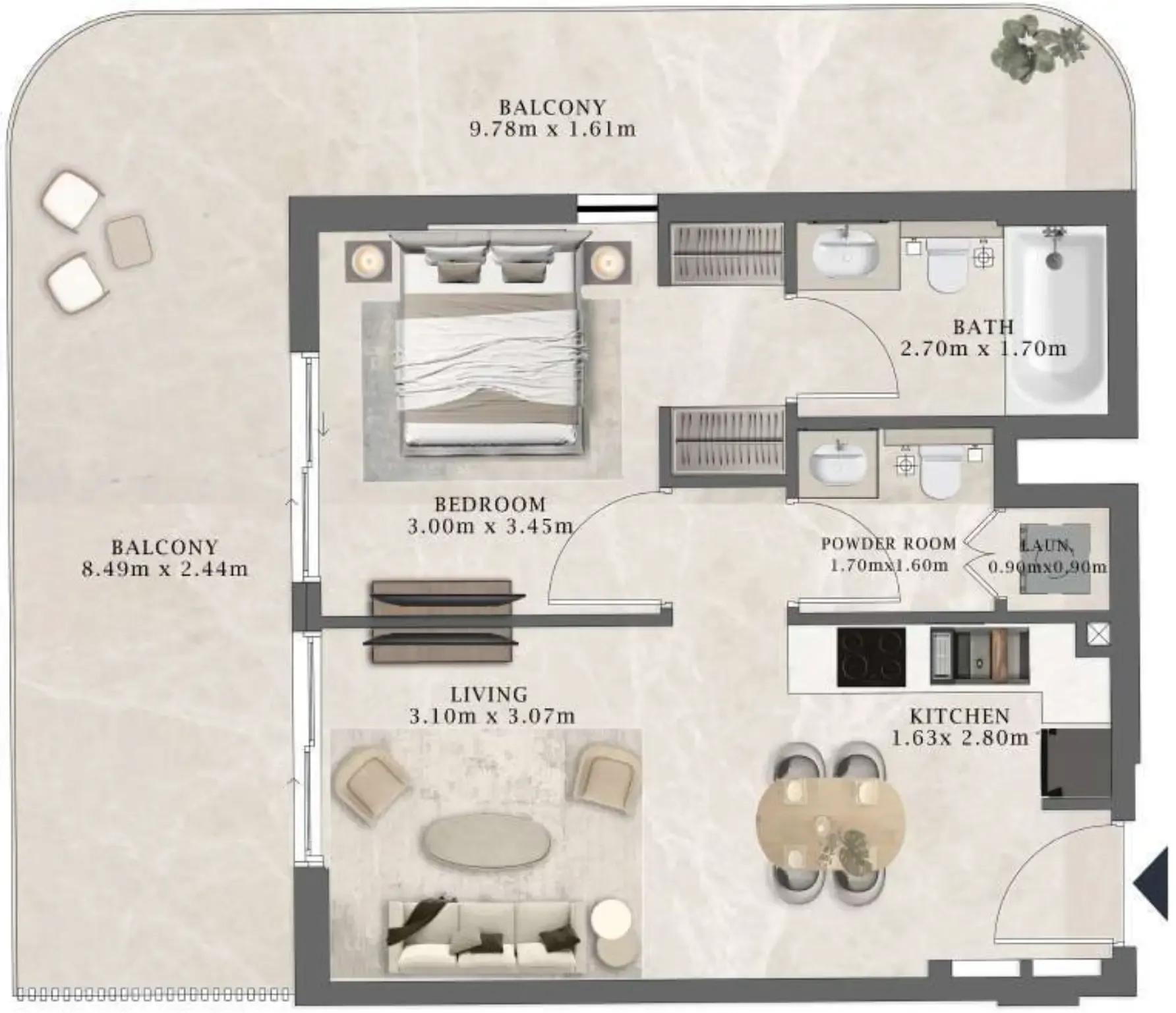 Cledor Arthouse Residences by Cledor floor plan