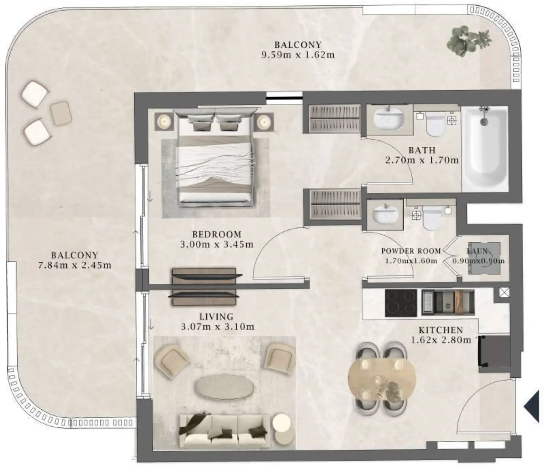 Cledor Arthouse Residences by Cledor floor plan