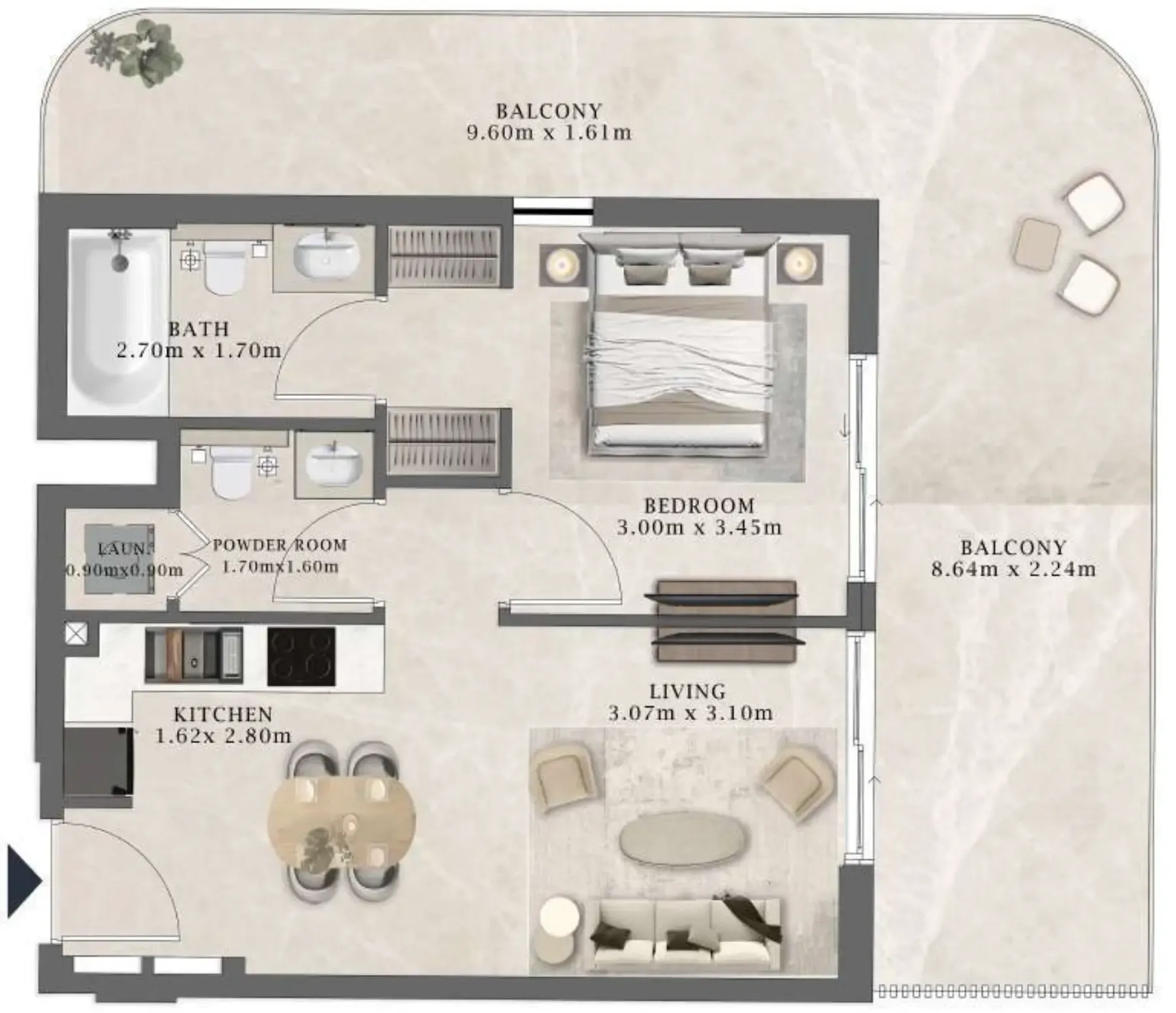 Cledor Arthouse Residences by Cledor floor plan