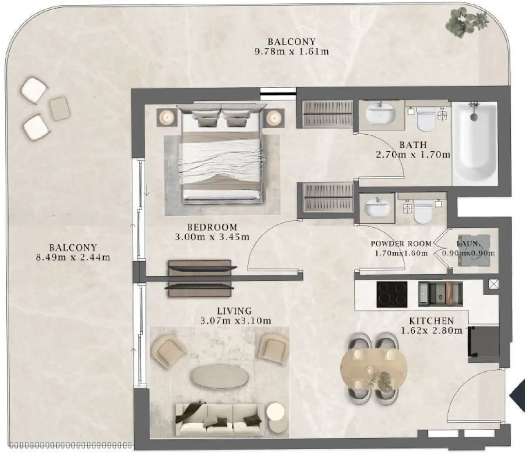 Cledor Arthouse Residences by Cledor floor plan
