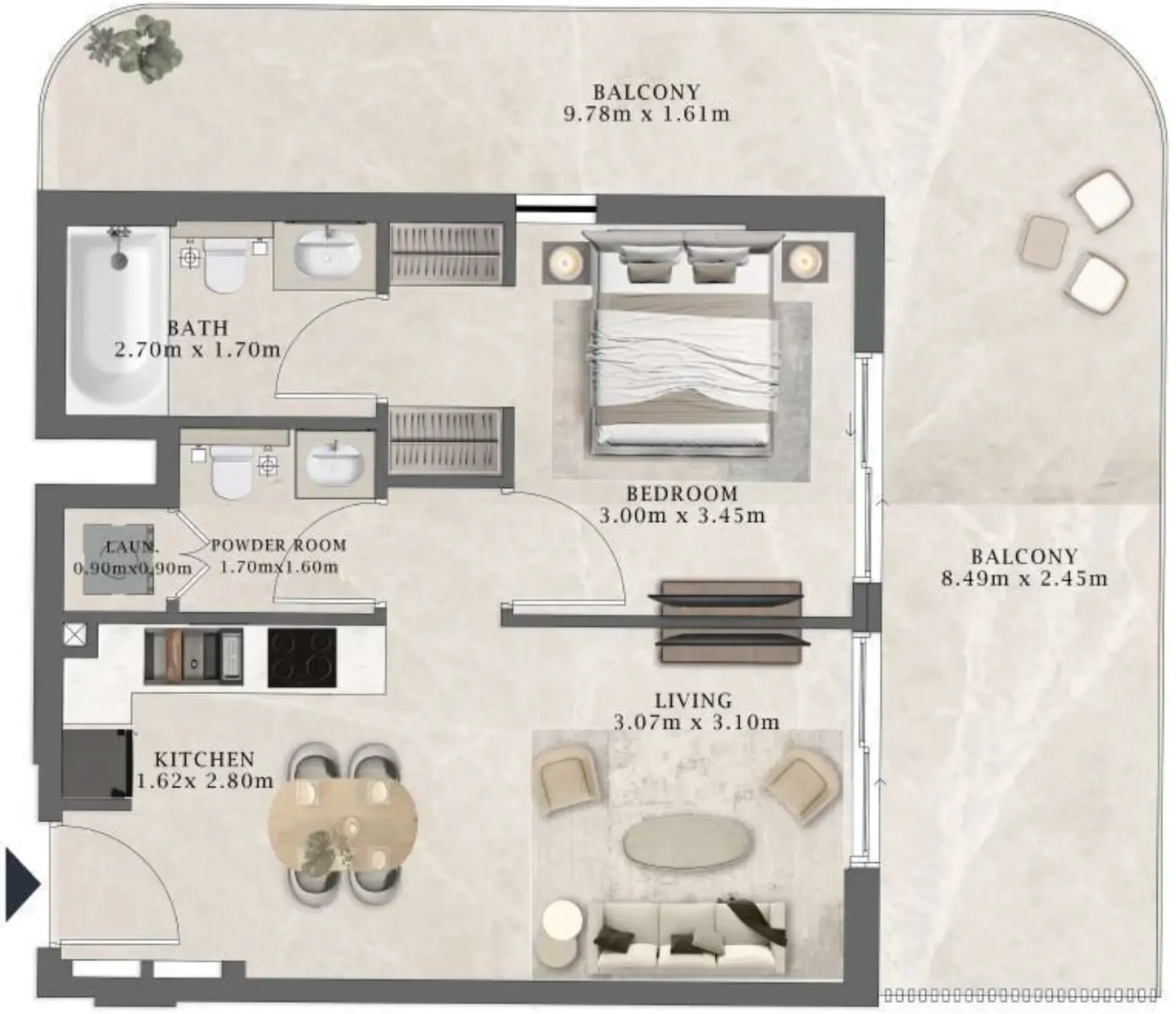 Cledor Arthouse Residences by Cledor floor plan