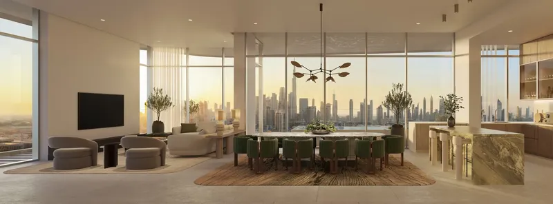 Interior at Artistry One Residences in Dubai Design District Dubai