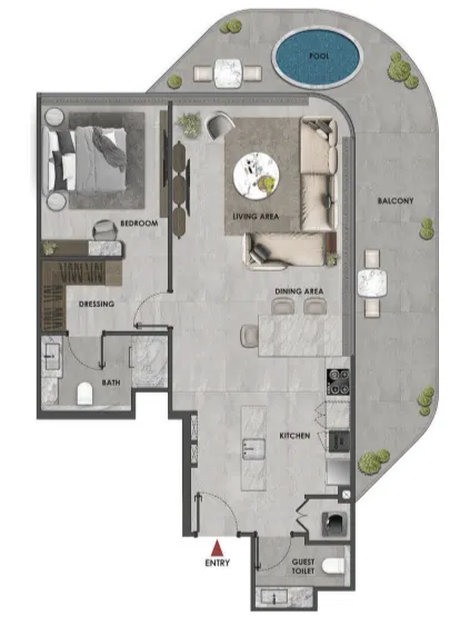 Citi Developers Arya Residences floor plan