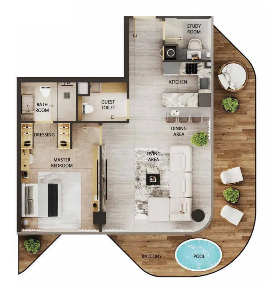 Citi Developers Arya Residences floor plan