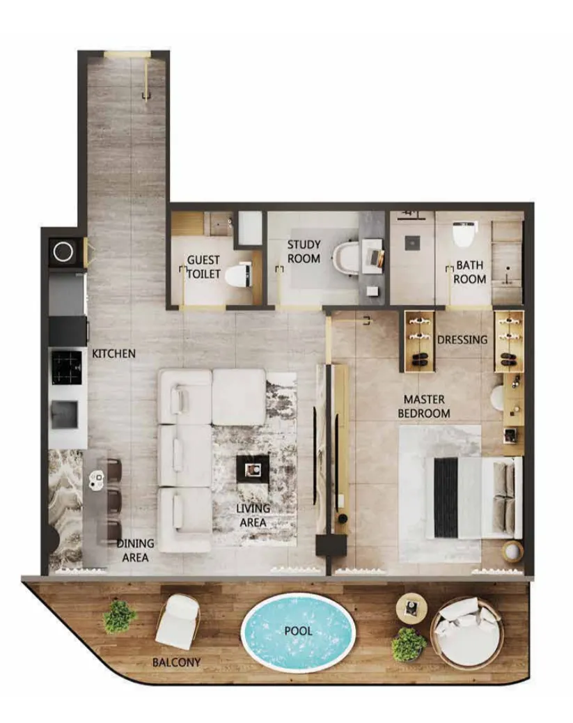 Citi Developers Arya Residences floor plan