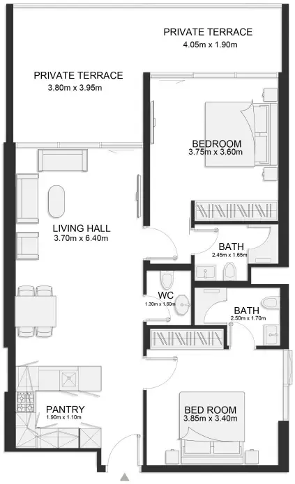 TownX Ashley Hills floor plan