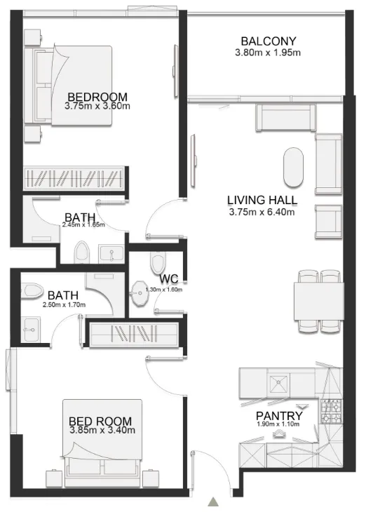 TownX Ashley Hills floor plan