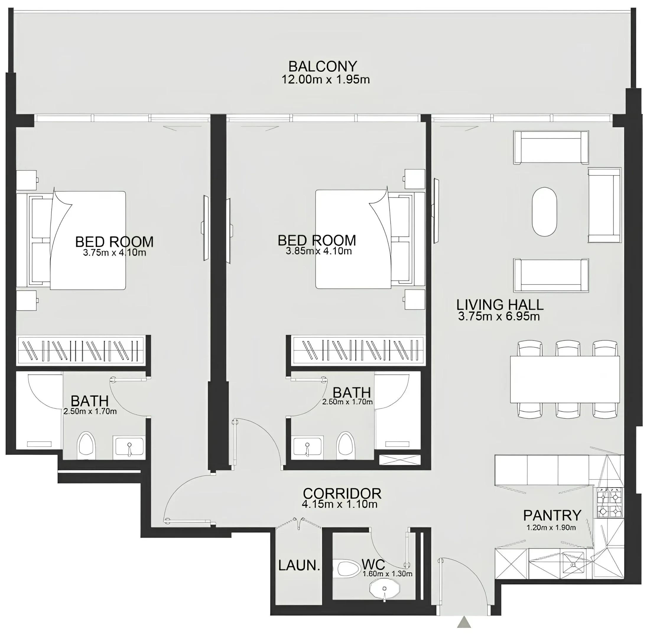 TownX Ashley Hills floor plan