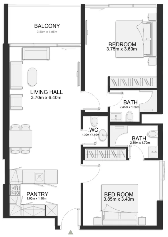 TownX Ashley Hills floor plan