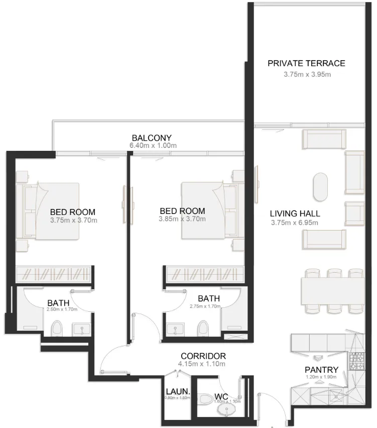 TownX Ashley Hills floor plan