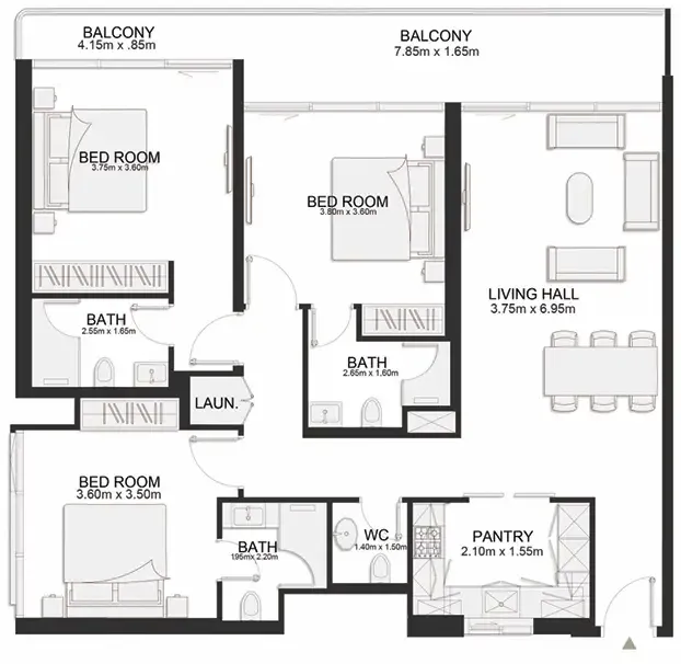 TownX Ashley Hills floor plan