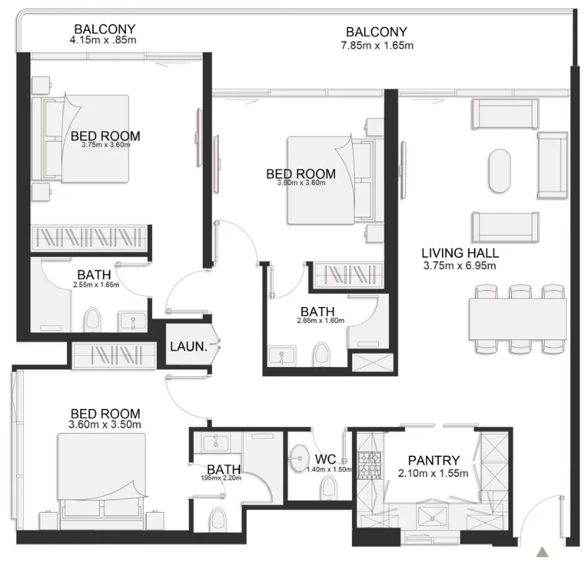 TownX Ashley Hills floor plan