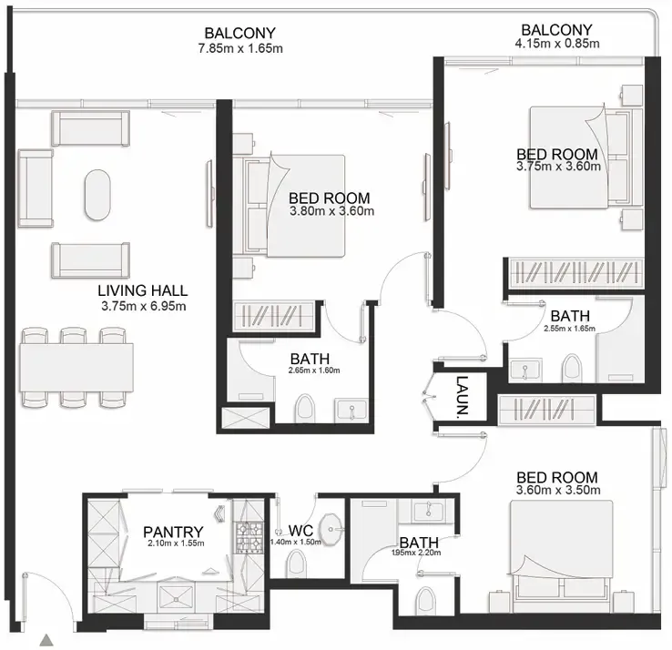 TownX Ashley Hills floor plan