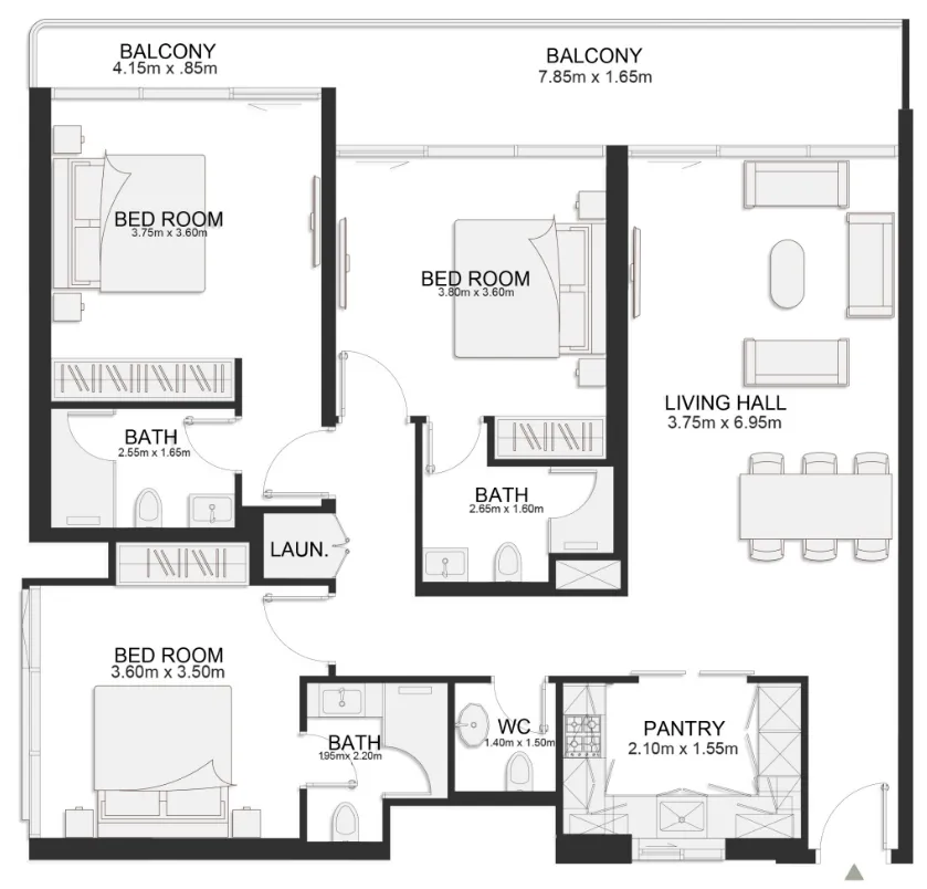 TownX Ashley Hills floor plan