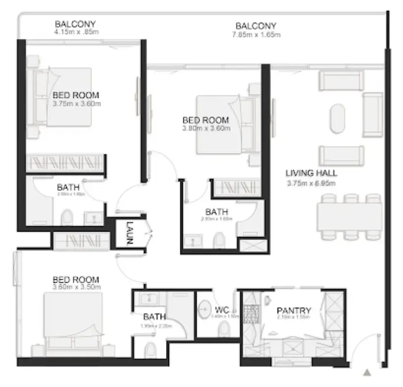 TownX Ashley Hills floor plan