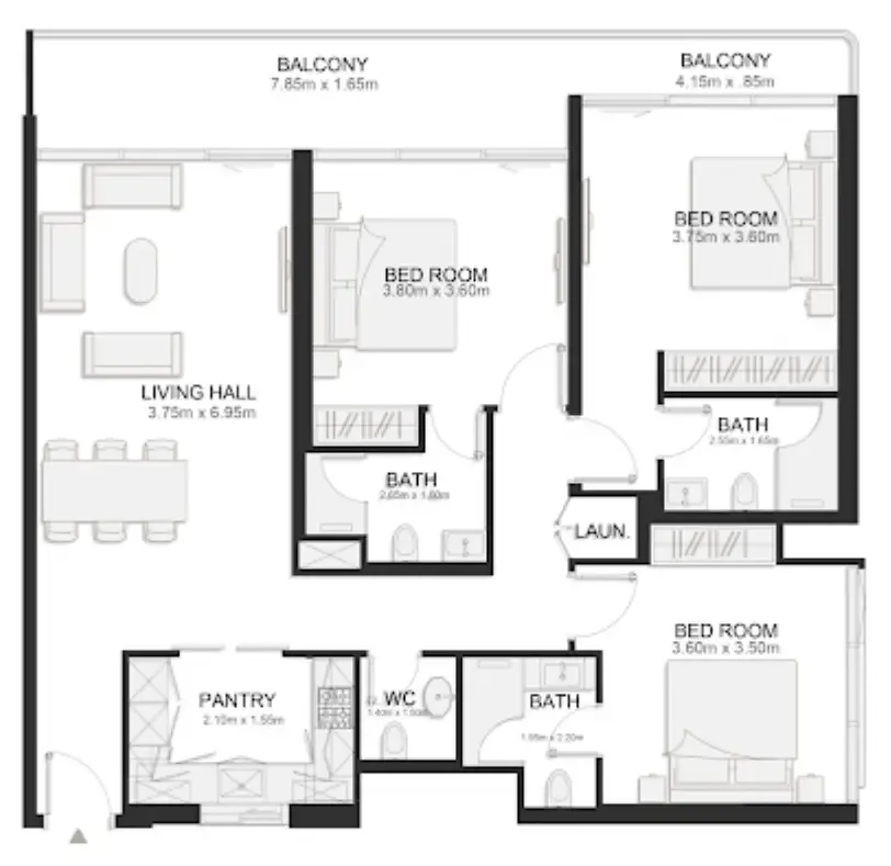 TownX Ashley Hills floor plan