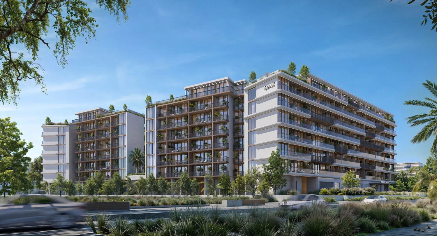 Exterior at Ashley Hills in Arjan Dubai