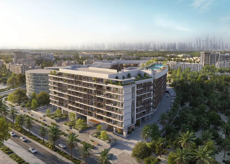 Exterior at Ashley Hills in Arjan Dubai