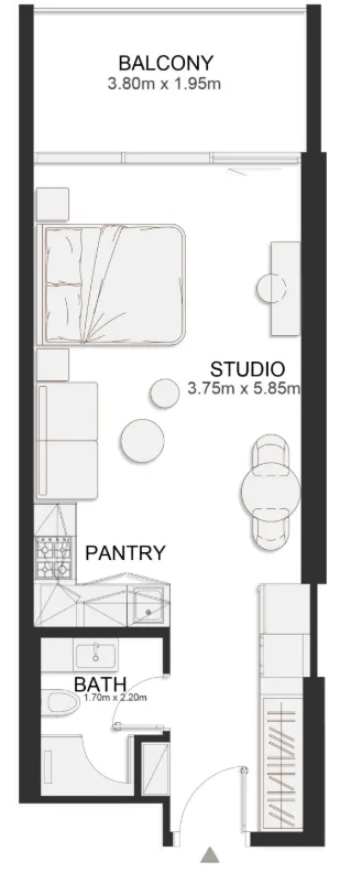 TownX Ashley Hills floor plan
