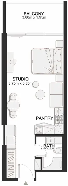 TownX Ashley Hills floor plan
