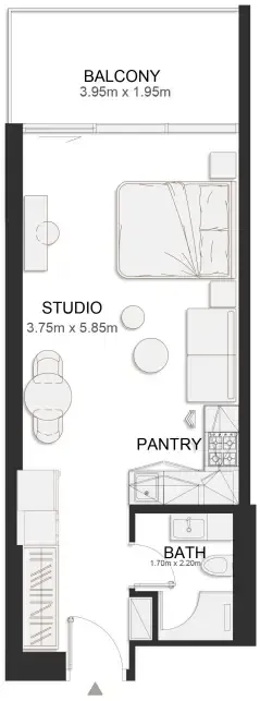 TownX Ashley Hills floor plan