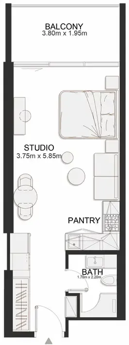 TownX Ashley Hills floor plan