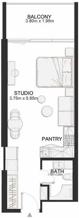 TownX Ashley Hills floor plan