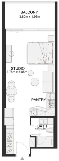 TownX Ashley Hills floor plan