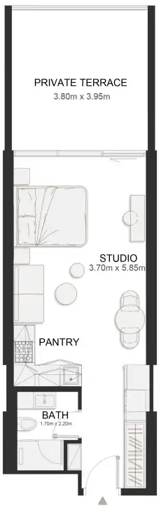 TownX Ashley Hills floor plan