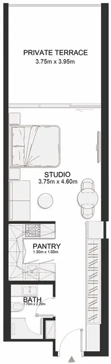 TownX Ashley Hills floor plan