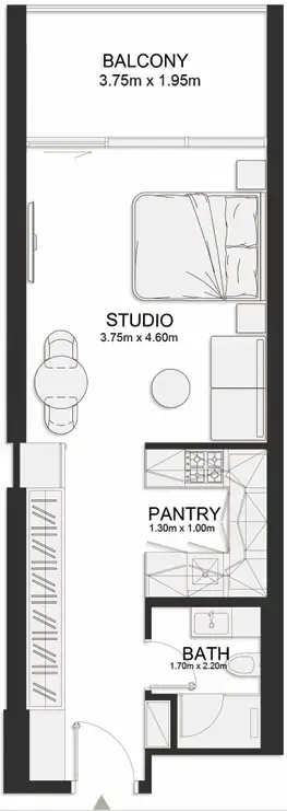 TownX Ashley Hills floor plan