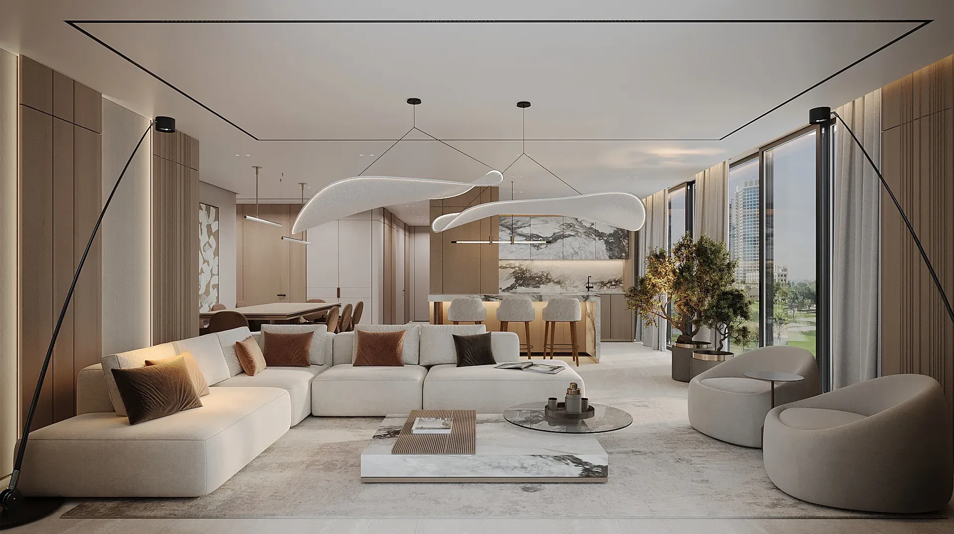 Interior at Ashwood Residences in JVT (Jumeirah Village Triangle) Dubai