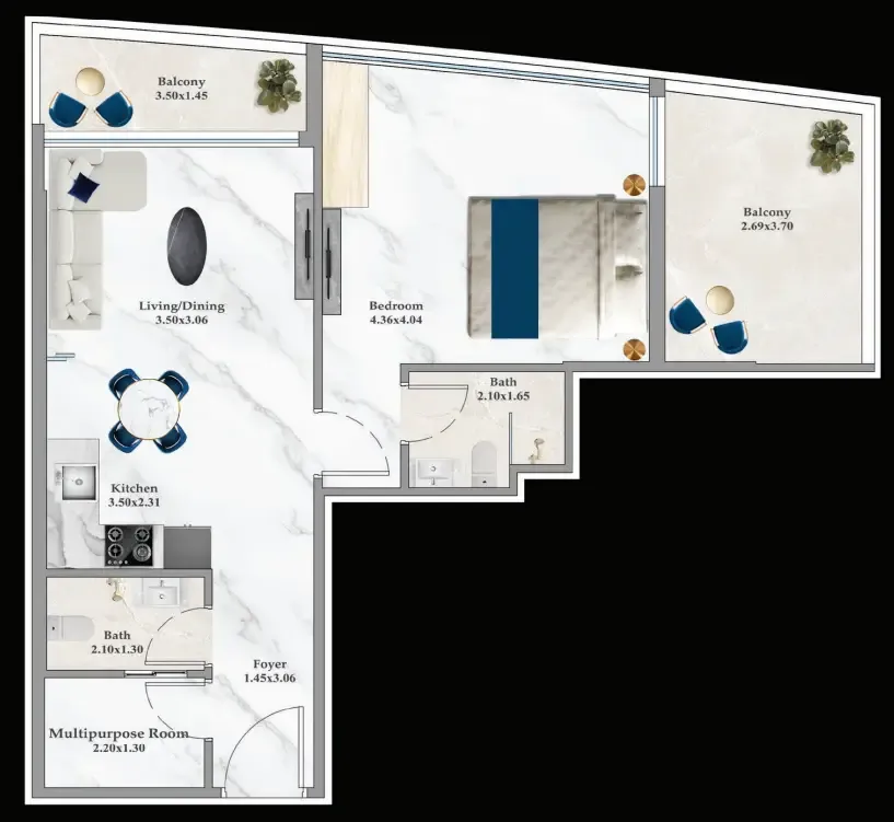 Danube Aspirz floor plan