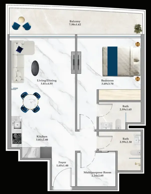 Danube Aspirz floor plan