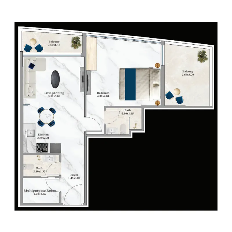 Danube Aspirz floor plan
