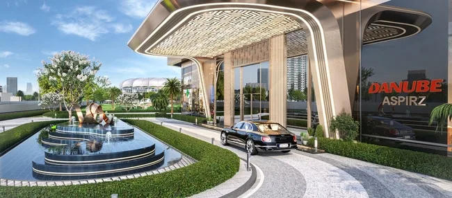 Exterior at Aspirz in Dubai Sports City Dubai