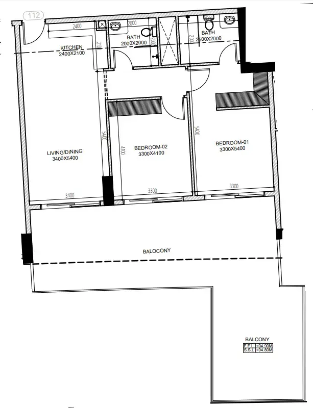 Dugasta Astra South floor plan