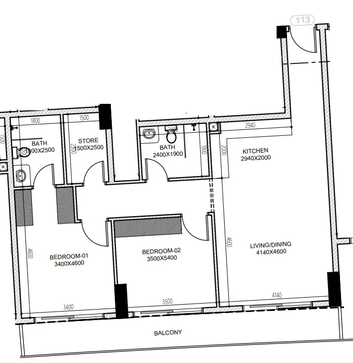 Dugasta Astra South floor plan